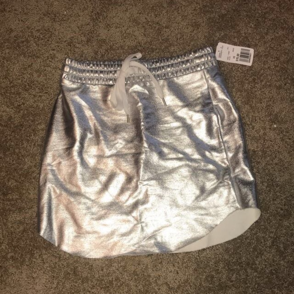Metallic skirt